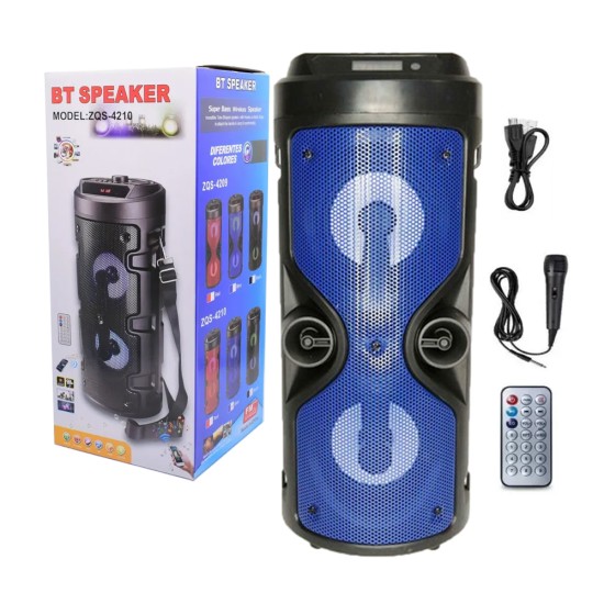 Sing-e  Portable Wireless Speaker ZQS4209/ZQS4210 Blue